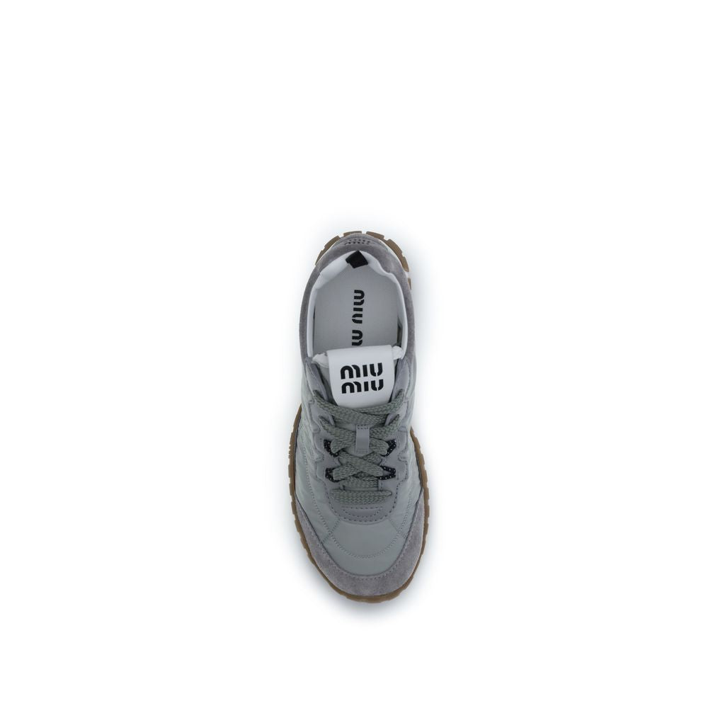 Miu Miu Gray Athletic Sneakers