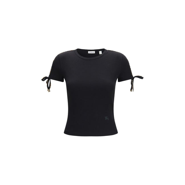 Burberry Black Cotton T-Shirt