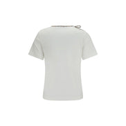Burberry White Cotton T-Shirt