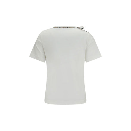 Burberry White Cotton T-Shirt