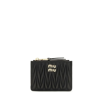Miu Miu Black Leather Wallet