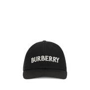 Burberry Black Cotton Cap (Baseball Hat)