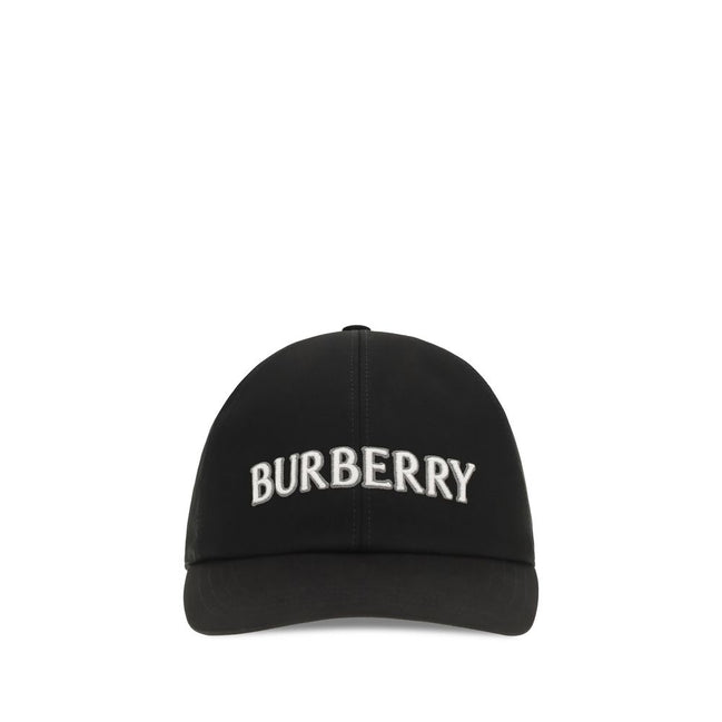 Burberry Black Cotton Cap (Baseball Hat)