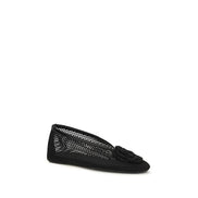 Ganni Black Ballet Flats