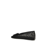 Ganni Black Ballet Flats