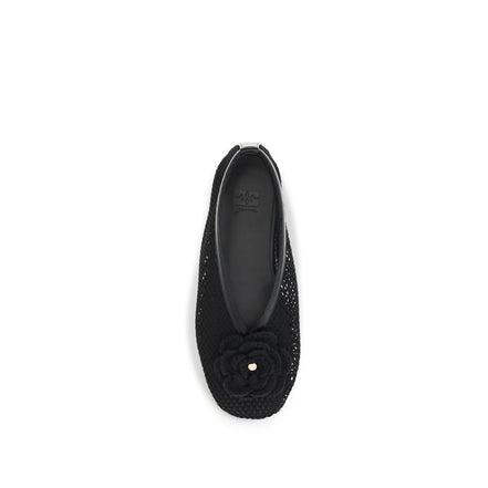 Ganni Black Ballet Flats