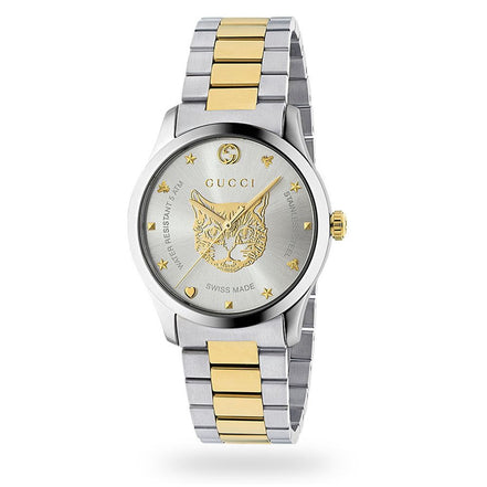 Gucci Silver Stainless Steel Dress Watch