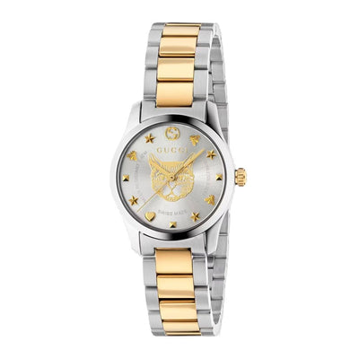 Gucci Gold Stainless Steel Dress Watch