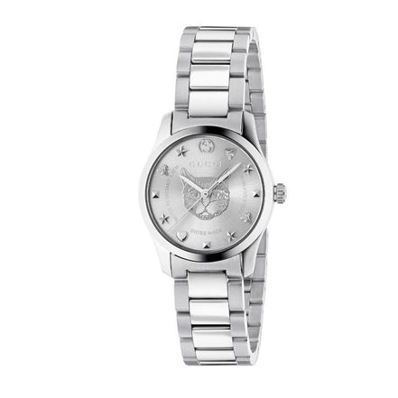 Gucci Gray Stainless Steel Dress Watch