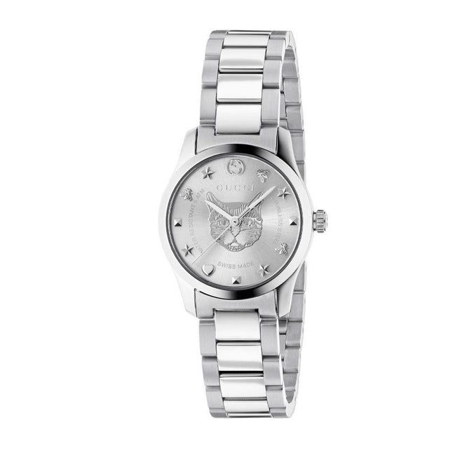 Gucci Gray Stainless Steel Dress Watch