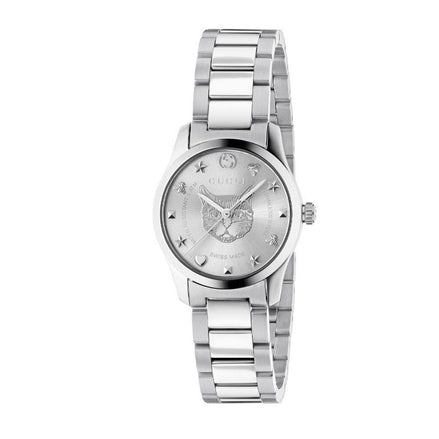 Gucci Gray Stainless Steel Dress Watch