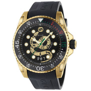 Gucci Black Rubber Sport Watch