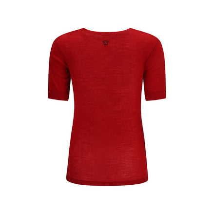 Versace Multicolor Wool T-Shirt