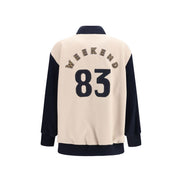 Max Mara Blue Wool Bomber
