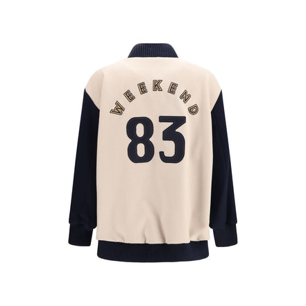 Max Mara Blue Wool Bomber