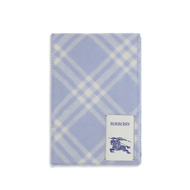 Burberry Blue Wool Scarf