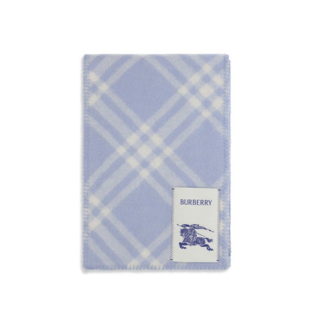 Burberry Blue Wool Scarf