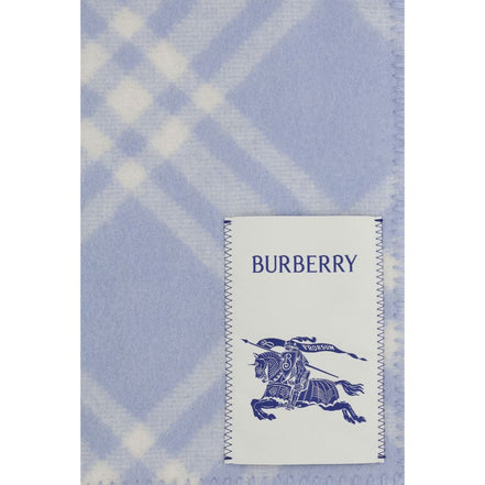 Burberry Blue Wool Scarf