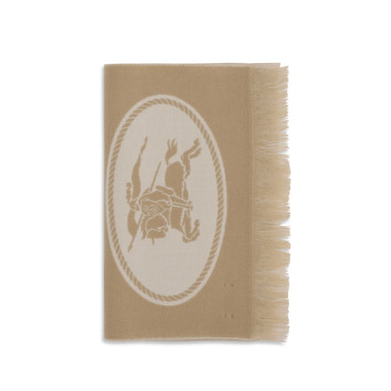 Burberry Beige Wool Scarf - Men