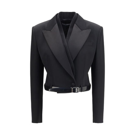 Dolce & Gabbana Black Wool Jacket