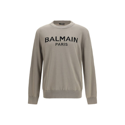 Balmain Bicolor Wool Sweatshirt