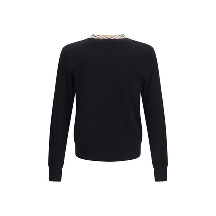 Burberry Black Wool Sweatshirt