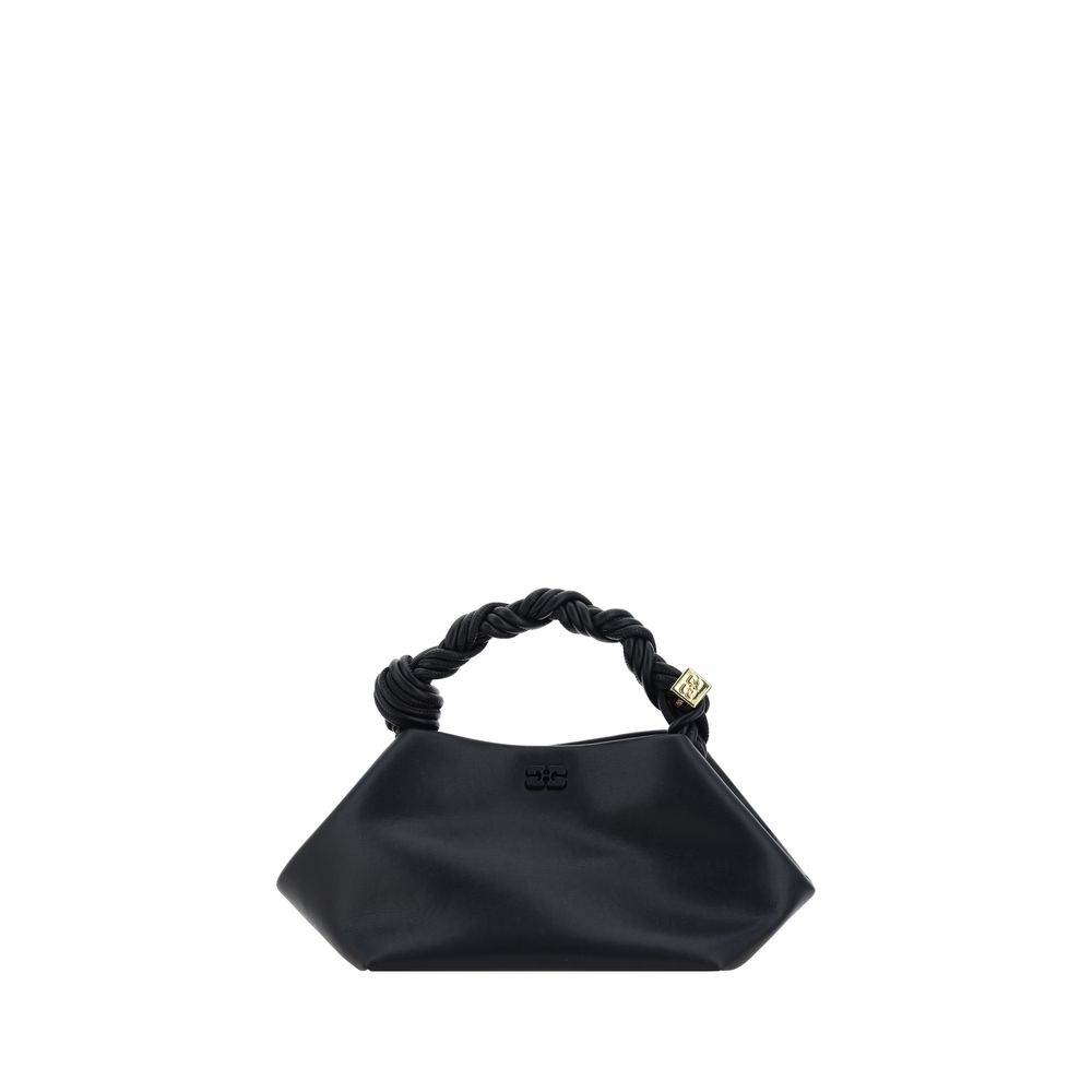 Ganni Black Calf Leather Handbag