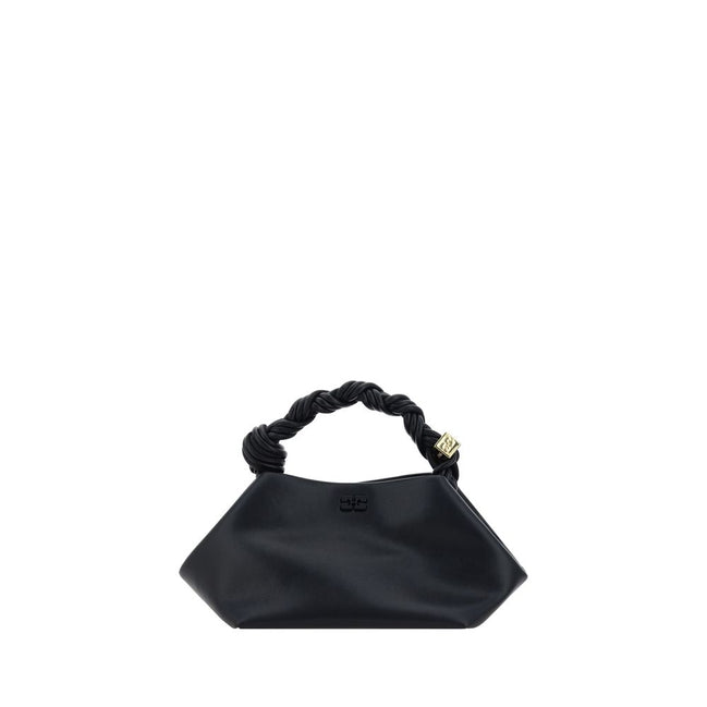 Ganni Black Calf Leather Handbag
