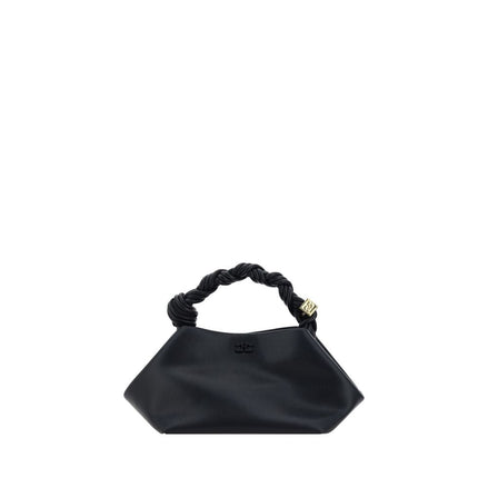Ganni Black Calf Leather Handbag