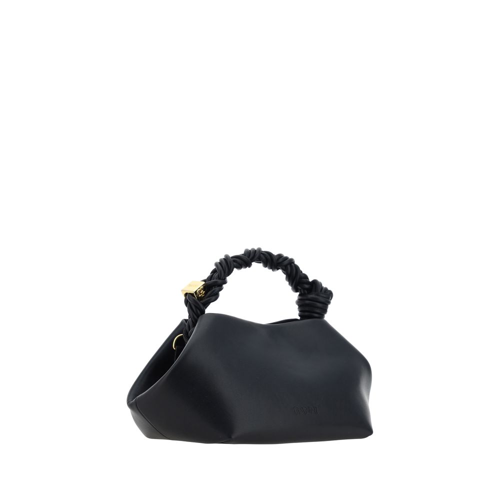 Ganni Black Calf Leather Handbag