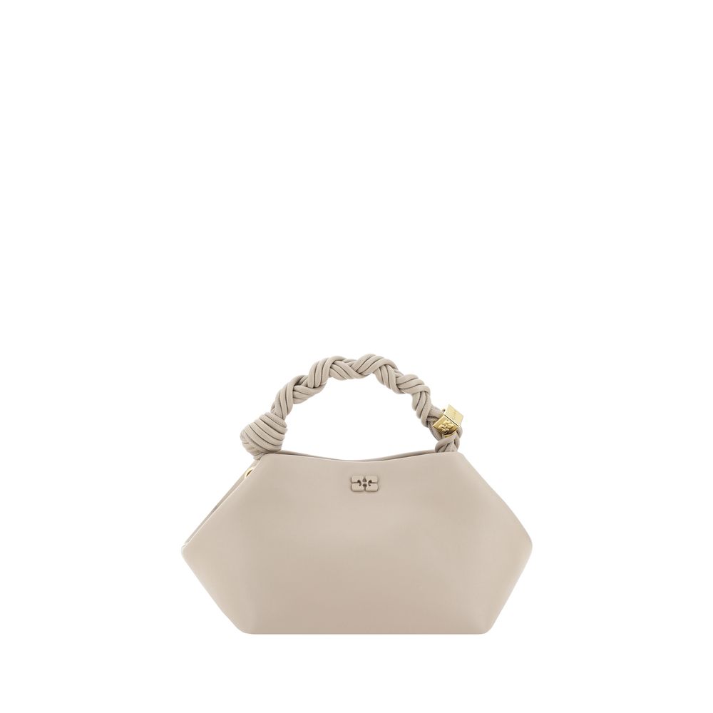 Ganni White Calf Leather Handbag