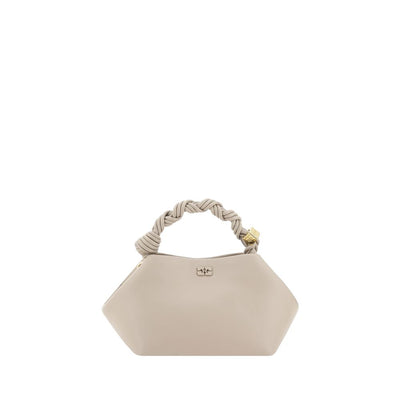 Ganni White Calf Leather Handbag