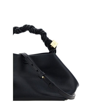 Ganni Black Calf Leather Handbag