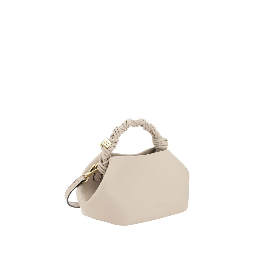 Ganni White Calf Leather Handbag