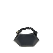 Ganni Black Leather Shoulder Bag