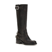 Chloé Black Calf Leather Ankle Boots - Women