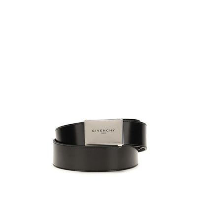 Givenchy Black Calf Leather Regular Belt