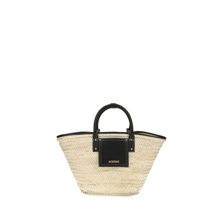 Jacquemus Beige Raffia Shoulder Bag