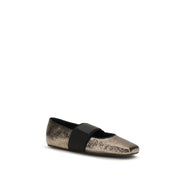 Givenchy Gold Ballet Flats