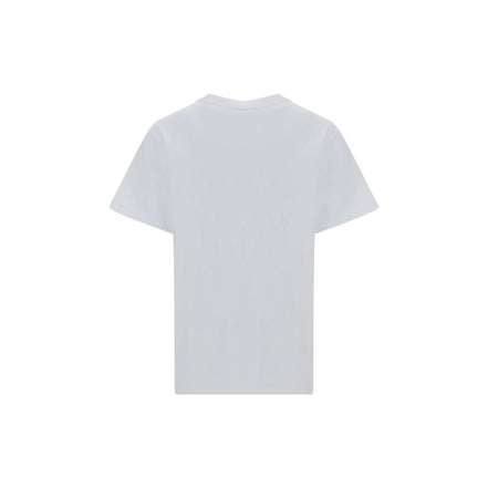 Ganni White Cotton T-Shirt
