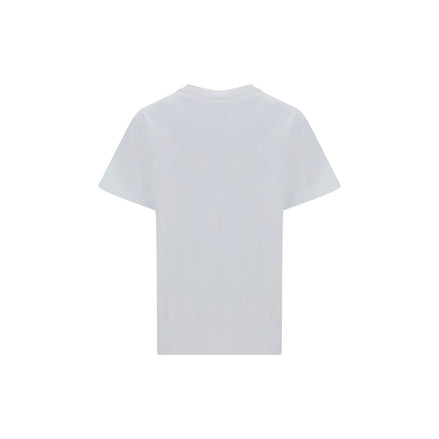 Ganni White Cotton T-Shirt