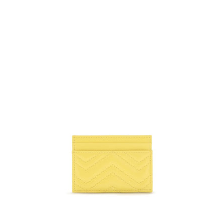 Gucci GG Marmont Bicolor Calf Leather Card Case