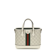 Gucci White Fabric Shoulder Bag
