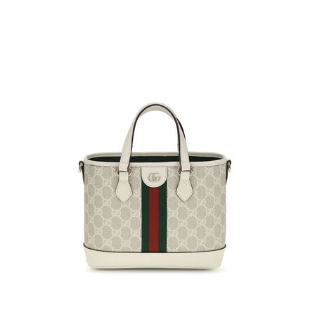 Gucci White Fabric Shoulder Bag