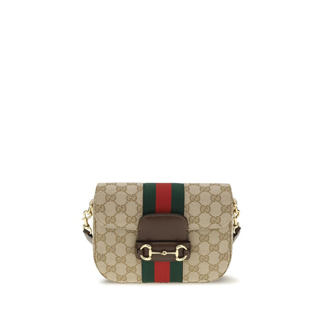 Gucci Beige Fabric Shoulder Bag