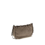 Brunello Cucinelli Brown Calf Leather Shoulder Bag - Women