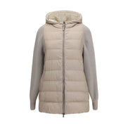 Brunello Cucinelli Gray Polyester Full-Length Jacket