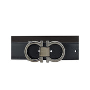 Ferragamo Black Leather Regular Belt
