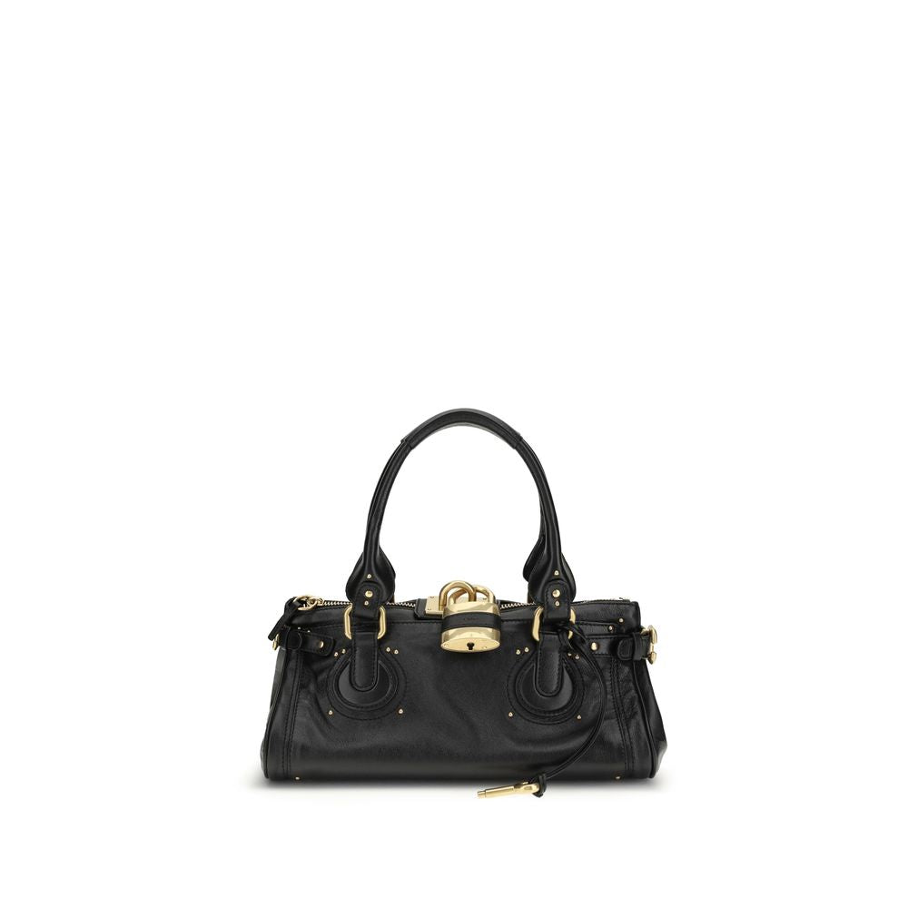 Chloé Black Calf Leather Shoulder Bag - Paddington