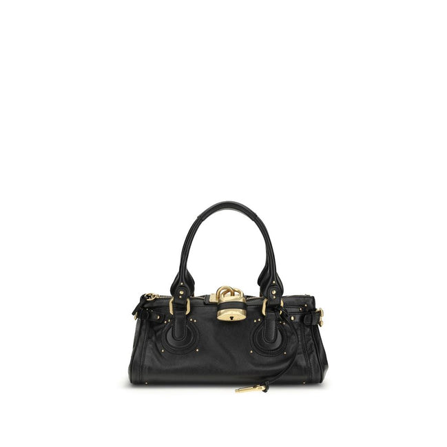 Chloé Black Calf Leather Shoulder Bag - Paddington